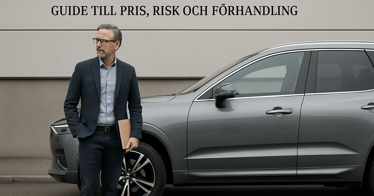 Köpa begagnad Volvo XC60: guide till pris, risk och förhandling